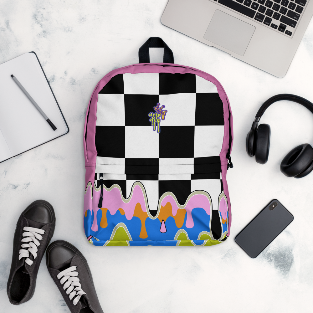 DRIP OR DYE | Checker Drip Backpack Spongebob Patrick Inspired