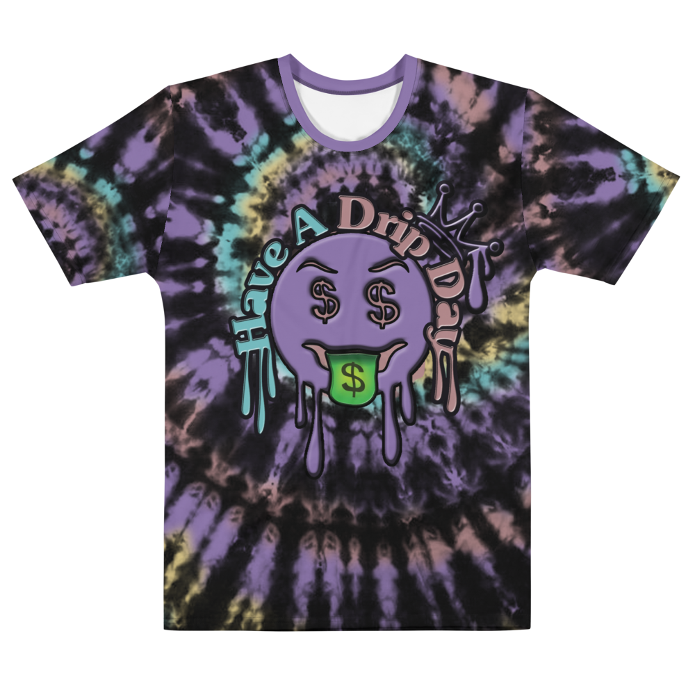 CRXWN | Drip or Dye Custom Tie Dye Crew Neck Jersey Tee Have a Drip Day