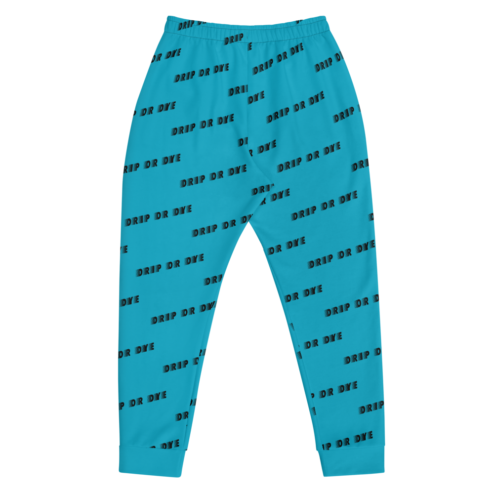 CRXWN | Drip or Dye | Racer Season 1 Unisex Jogger Racing Stripes Sweatpant Zoom Sky Blue