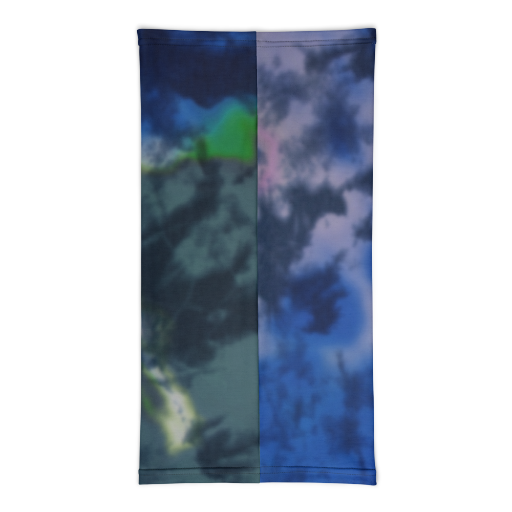 CRXWN | Drip or Dye | Tye Dye Season of Love 1 Cosmic Prophet Custom 3-in-1 UNISEX Gaiter Heavenly Color Clouds Hyper Royal Blue Ocean