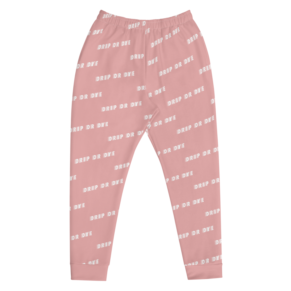 CRXWN | Drip or Dye | Racer Season 1 Unisex Jogger Racing Stripes Sweatpant Zoom Matte Pink Bunny