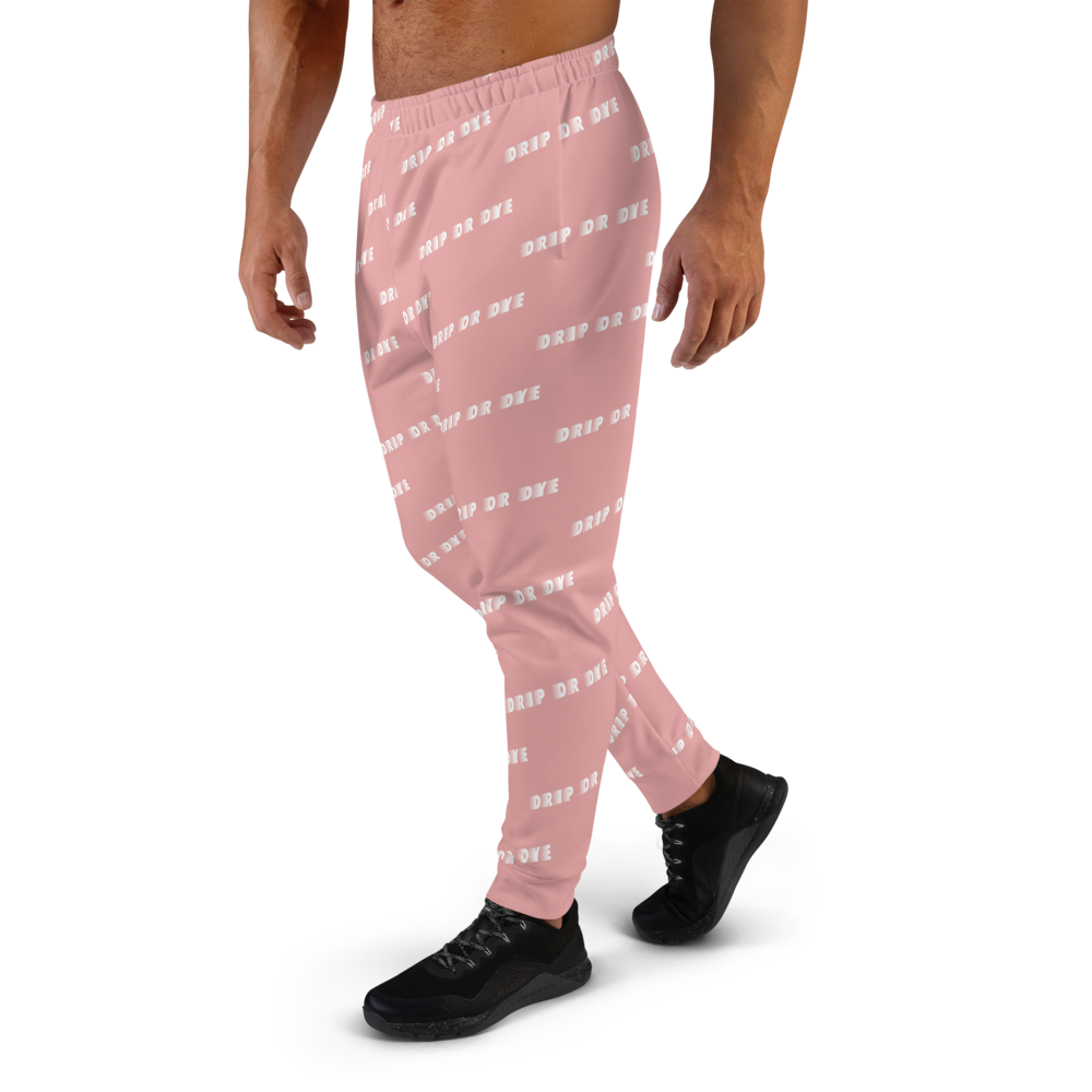 CRXWN | Drip or Dye | Racer Season 1 Unisex Jogger Racing Stripes Sweatpant Zoom Matte Pink Bunny