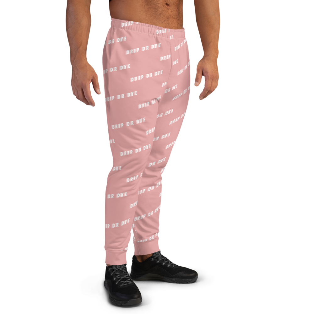 CRXWN | Drip or Dye | Racer Season 1 Unisex Jogger Racing Stripes Sweatpant Zoom Matte Pink Bunny