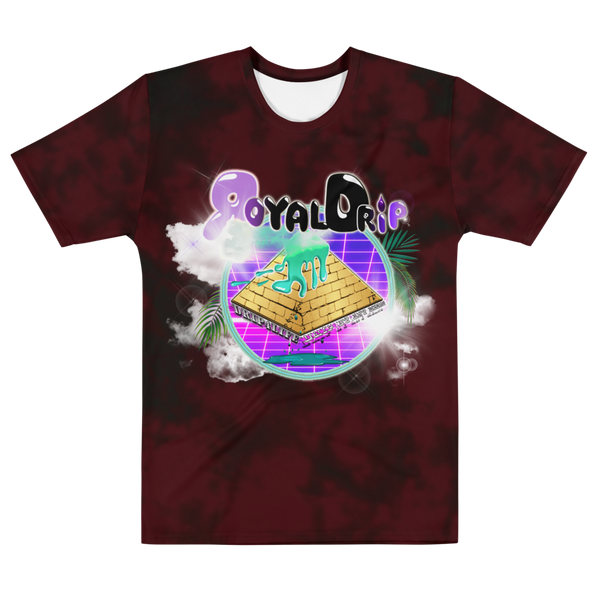 CRXWN | ROYAL Urban Resort 2021 | Royal Drip | D4L Drip By Any Means Wavy Season Synthwave Jersey Tee Gold Brick Pyramid Red