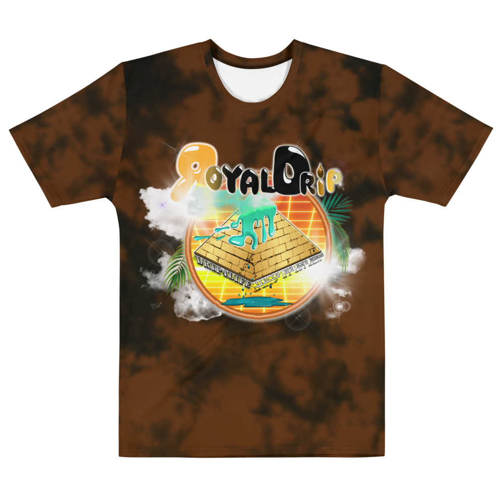 CRXWN | ROYAL Urban Resort 2021 | Royal Drip | D4L Drip By Any Means Wavy Season Synthwave Jersey Tee Gold Brick Pyramid Orange Starfish