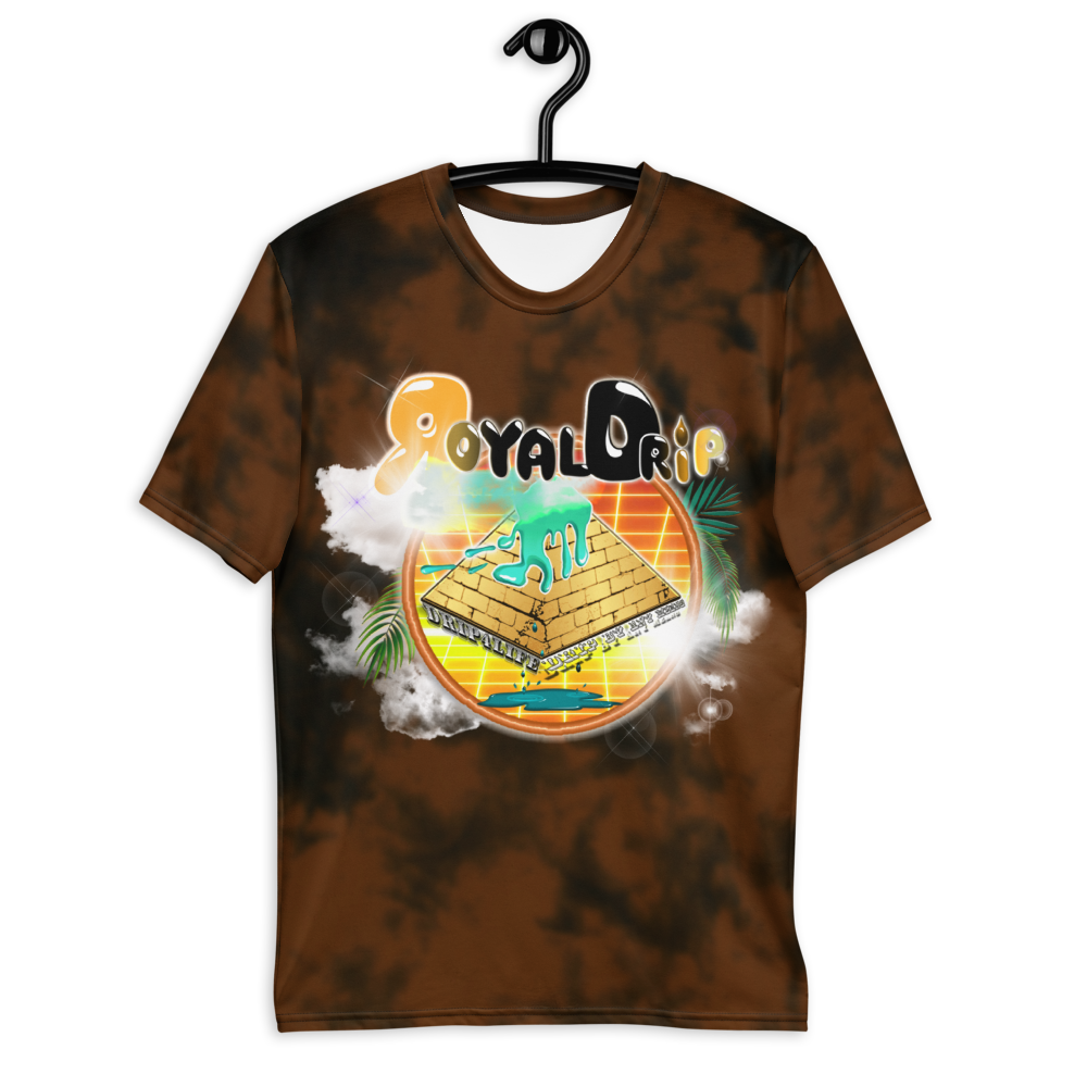 CRXWN | ROYAL Urban Resort 2021 | Royal Drip | D4L Drip By Any Means Wavy Season Synthwave Jersey Tee Gold Brick Pyramid Orange Starfish