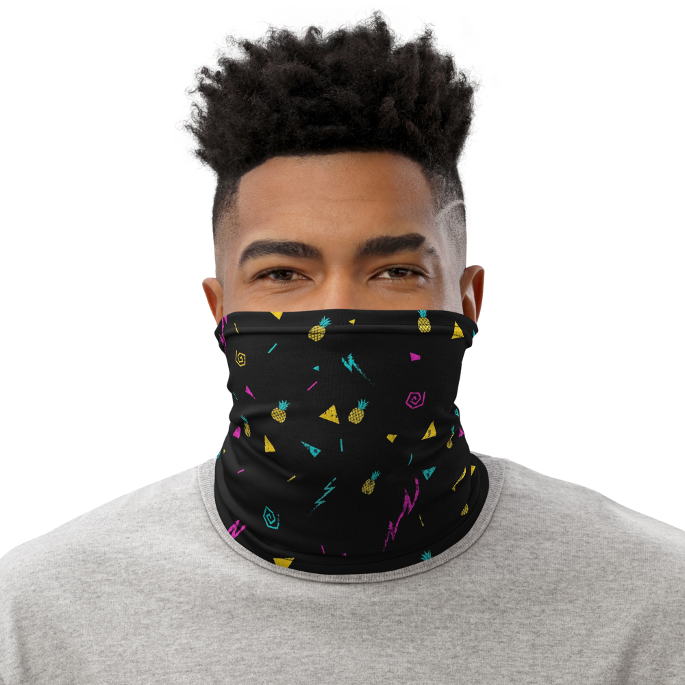 CRXWN | Drip or Dye Custom 80s Retro Throwback Vintage Print 3-in-1 UNISEX Gaiter