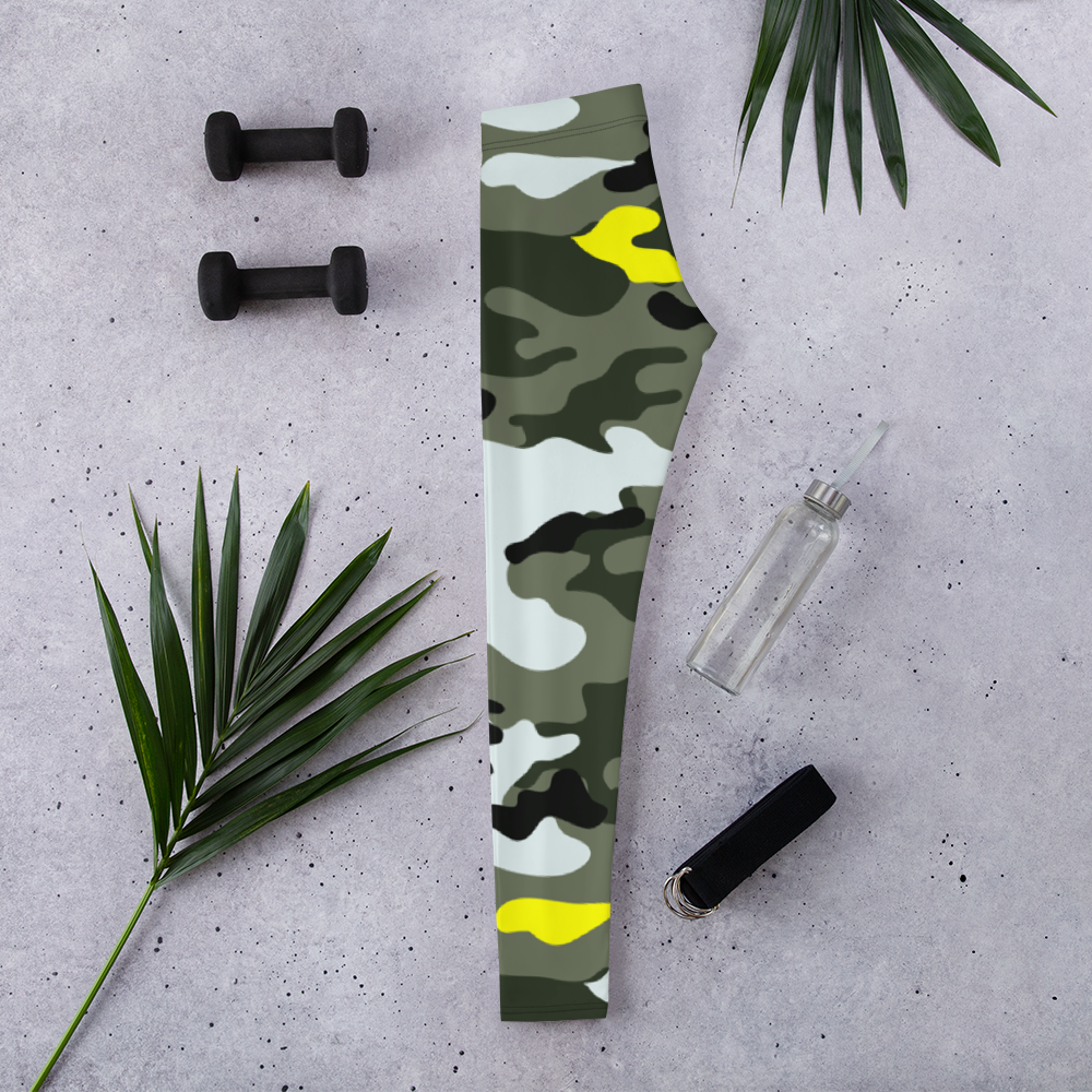 ROYAL WEAR | CAMO COMFORT LEGGINGS YELLOW SEASON & PURPLE SEASON VARIETY