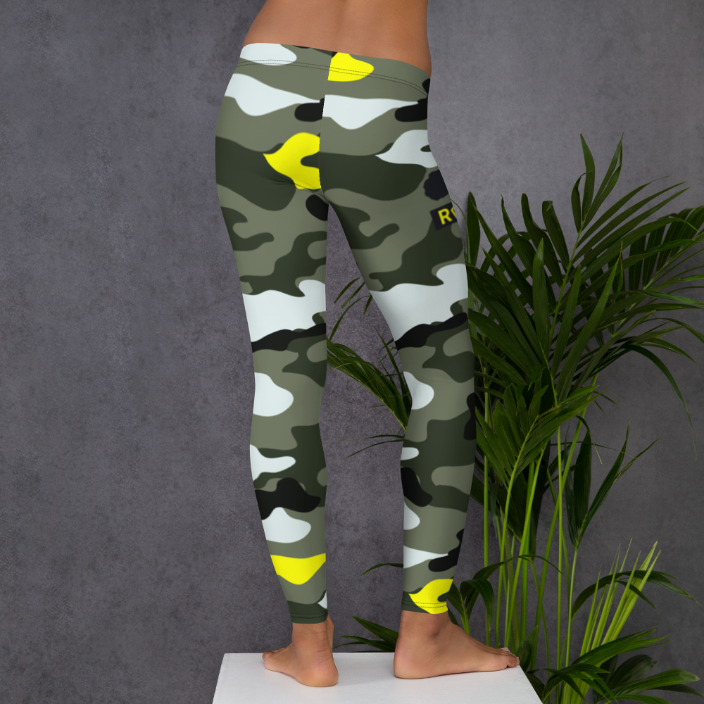 ROYAL WEAR | CAMO COMFORT LEGGINGS YELLOW SEASON & PURPLE SEASON VARIETY