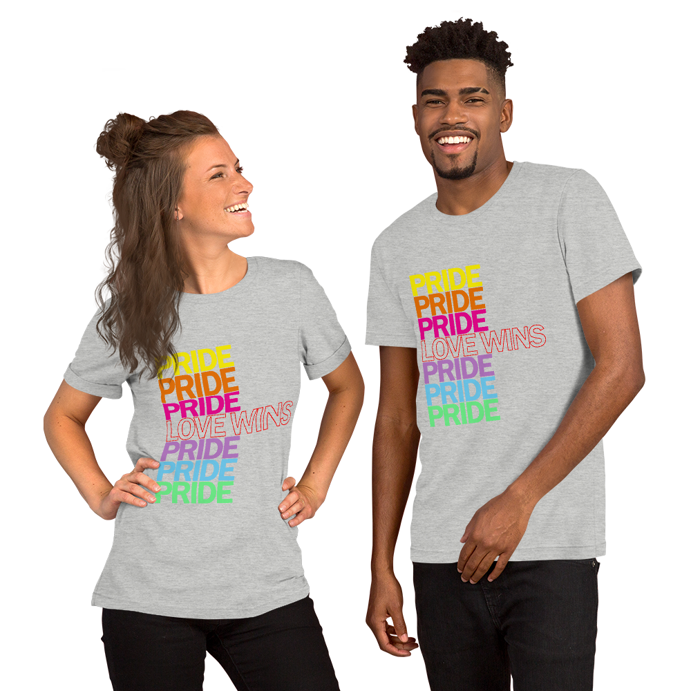 FEMME UNIV | LGBTQ PRIDEFEST Love Wins Pride Unisex Tees VARIETIES AVAILABLE