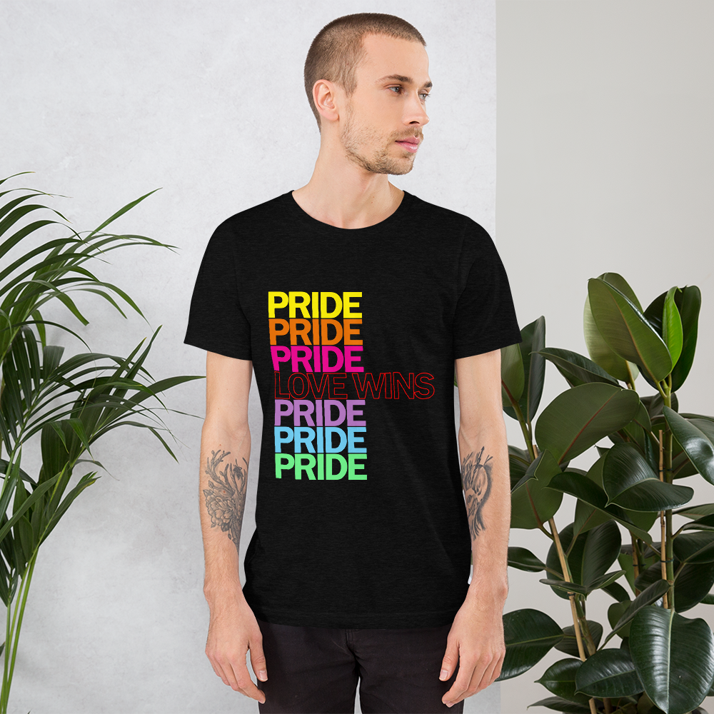 FEMME UNIV | LGBTQ PRIDEFEST Love Wins Pride Unisex Tees VARIETIES AVAILABLE