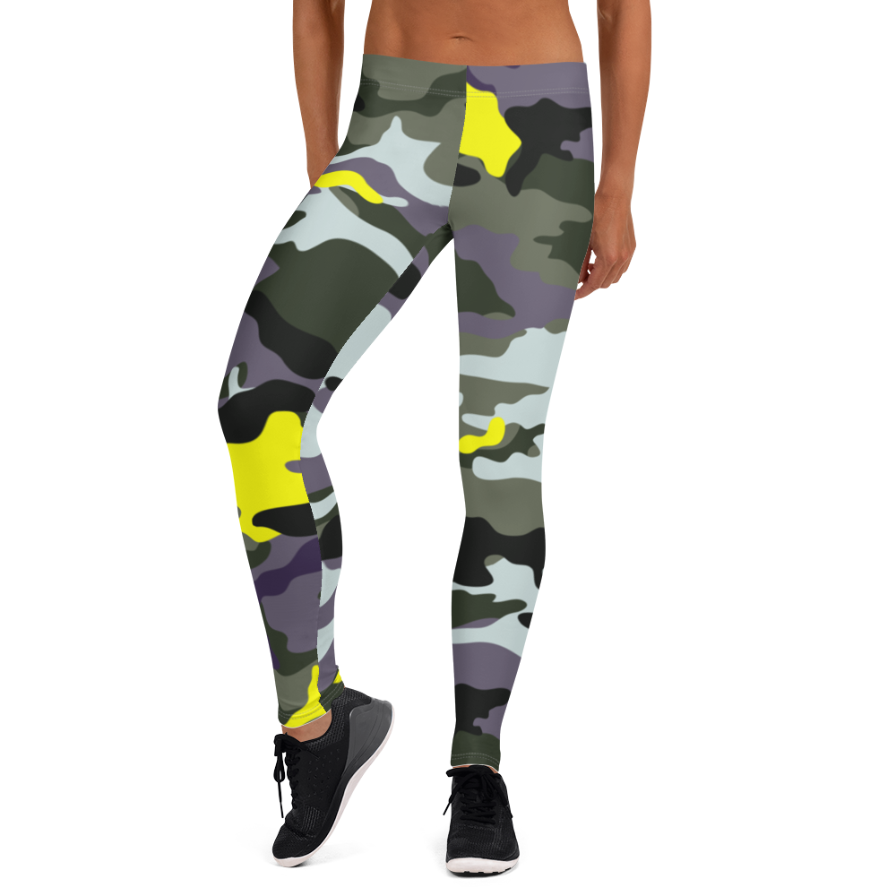 ROYAL WEAR | CAMO COMFORT LEGGINGS YELLOW SEASON & PURPLE SEASON VARIETY