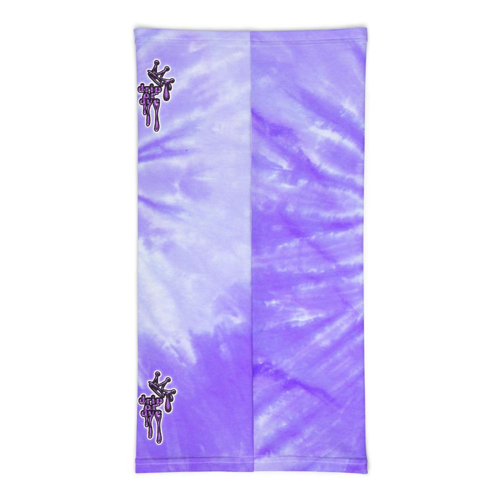 CRXWN | Drip or Dye Custom Tie Dye 3-in-1 UNISEX Gaiter PURPLE