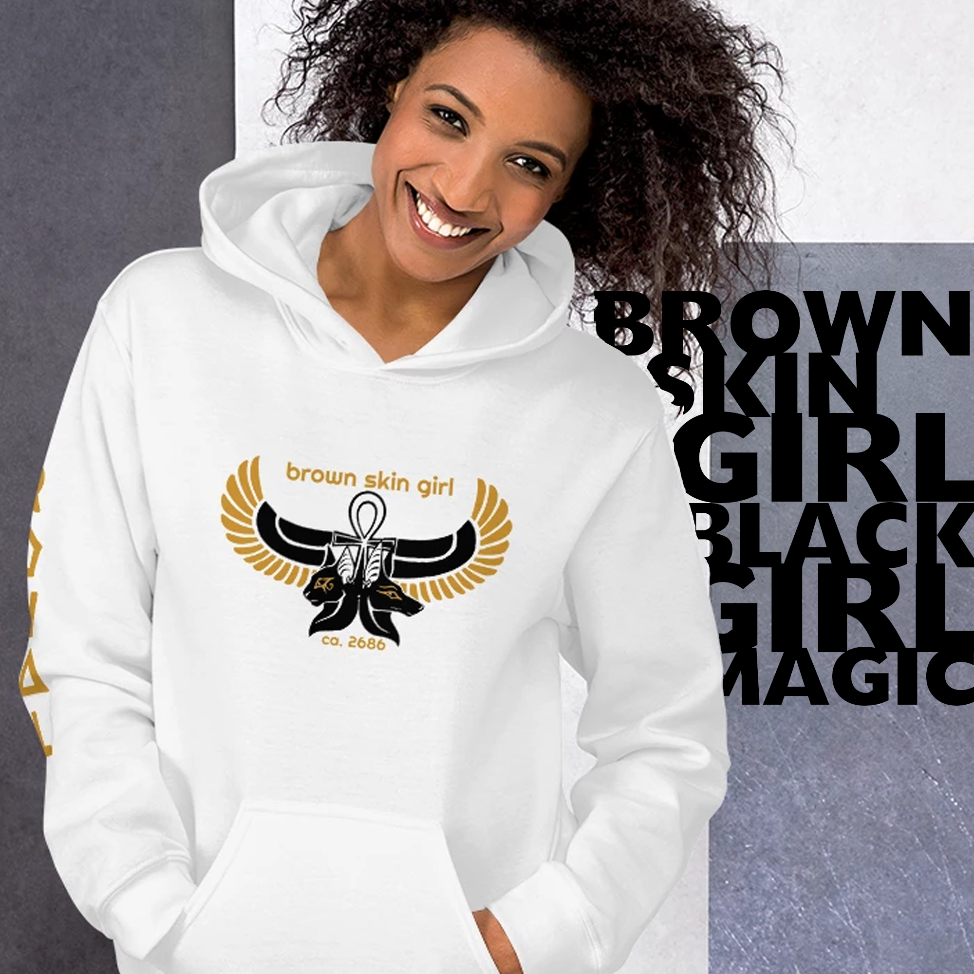 ROYAL. | EMPOWER | Ankhs and Isis BROWN SKIN GIRL and BLACK GIRL MAGIK VARIETIES