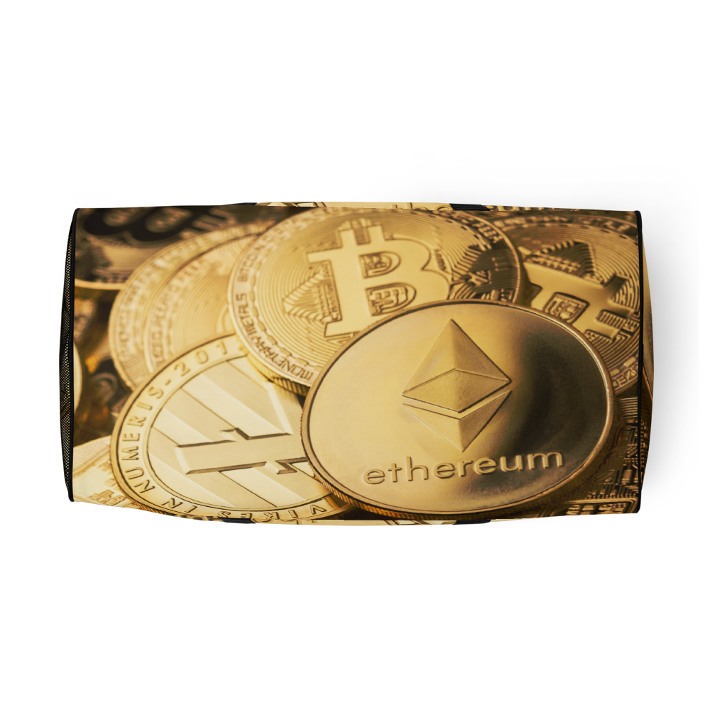 ROYAL ICONIC | Bitcoin Billionaire Money Manifest Duffle Bag The New Economy Iconic BB's Crypto Cash Secure the Bag | Btc Bills Variants