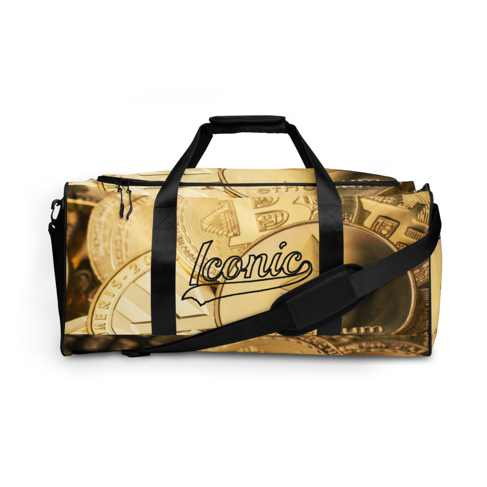 ROYAL ICONIC | Bitcoin Billionaire Money Manifest Duffle Bag The New Economy Iconic BB's Crypto Cash Secure the Bag | Gold Standard Variants
