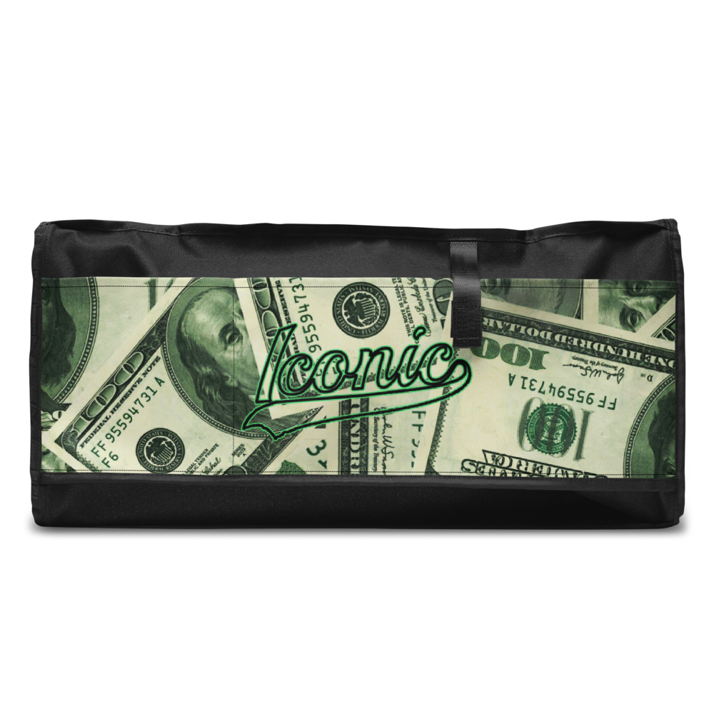 Naanle Money American Hundred Dollar Bill Pattern Gym bag Sports Travel  Duffle Bags for Men Women Boys Girls Kids