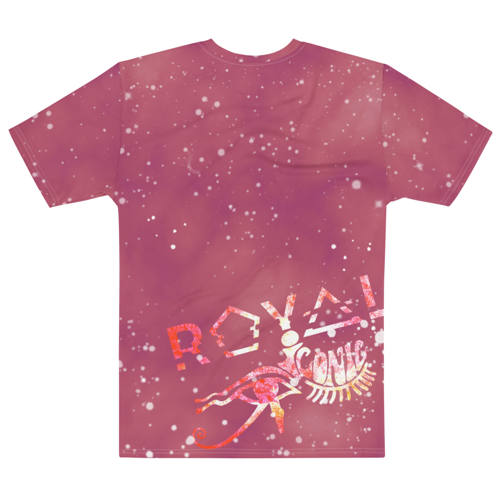 ROYAL ICONIC | Acid Wash Bleach Dye Galaxy Stars Sage & Retrogrades Ladies Crewneck Jersey Tee Pink