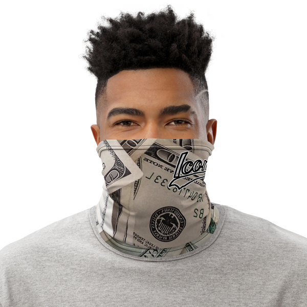 ROYAL ICONIC | Money Manifest The New Cash Iconic MM's Gaiter Face Mask All about the Benjamins Money Talks | Classic Clean Crisp Bills