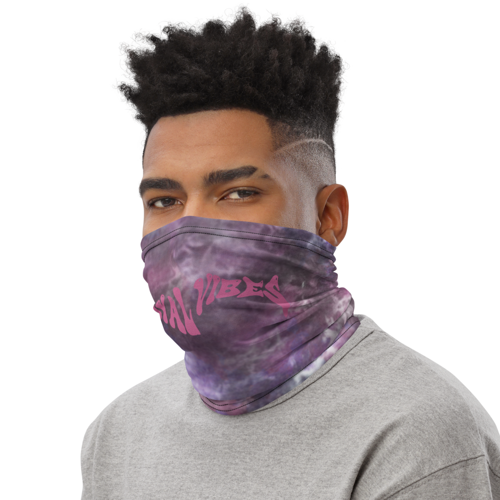 CRXWN | Royal Urban Resort | Trippy Drippy Bleach Acid Wash Royal Vibes Unisex Gaiter cmft PSG Royal Purple Acid Wash