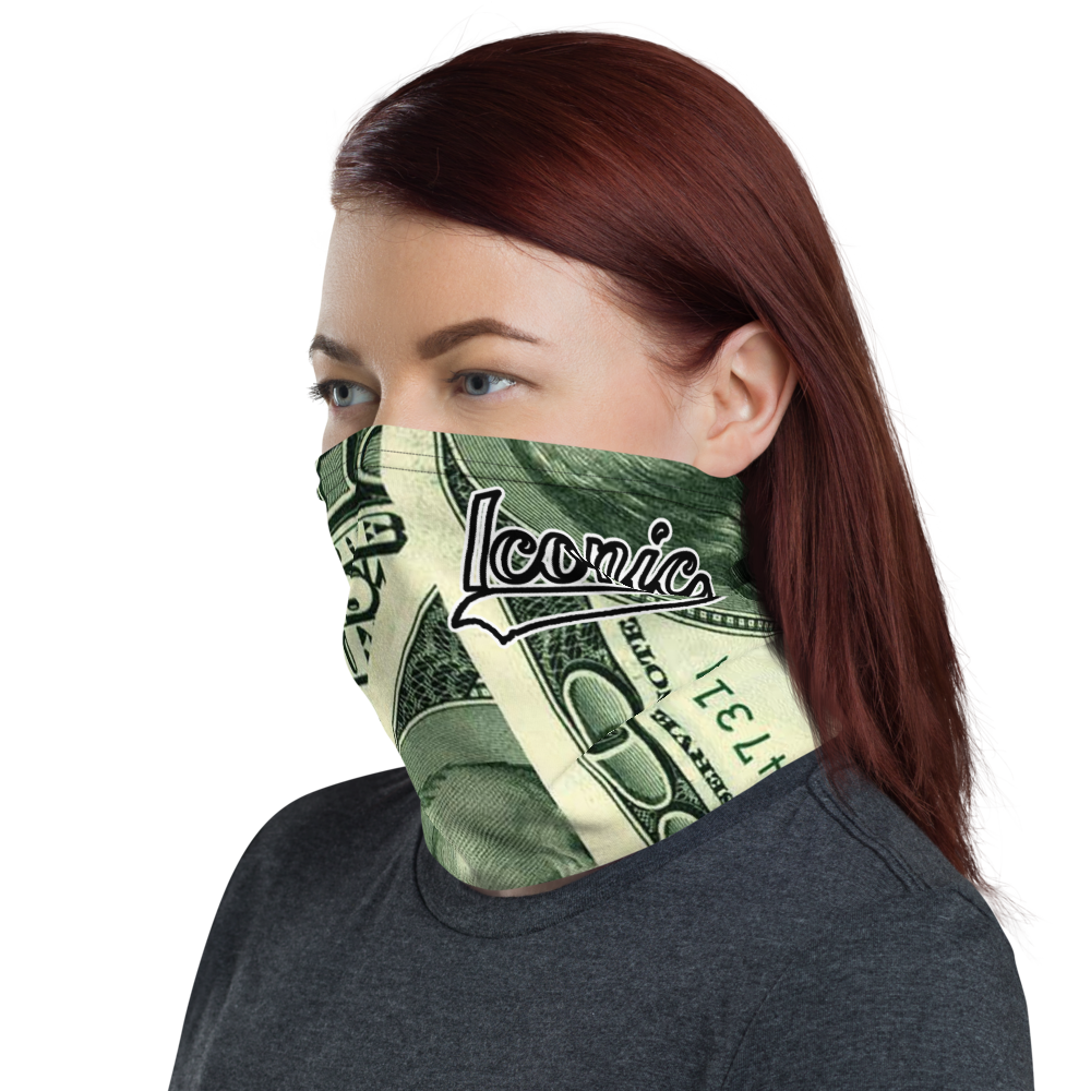 ROYAL ICONIC | Money Manifest The New Cash Iconic MM's Gaiter Face Mask All about the Benjamins Money Talks | Greenbacks