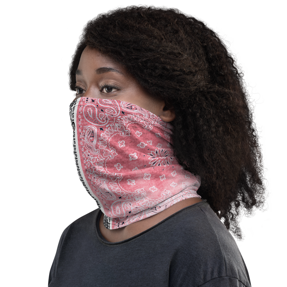 ROYAL ICONIC | Bandana Flag Tie Dye Acid Wash Aether Pour Unisex 3-in-1 Facemask Gaiter HueMan Gang Half N' Half Pink Denim 3 OPTIONS