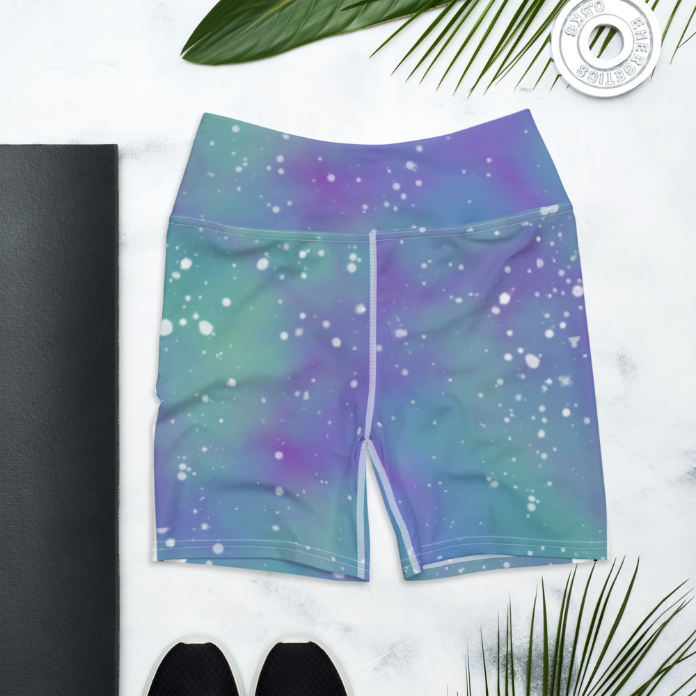 ROYAL ICONIC | Acid Wash Bleach Dye Galaxy Tie Dye Biking Shorts Malibu Side Stripe Ascend Ether 3 Wash