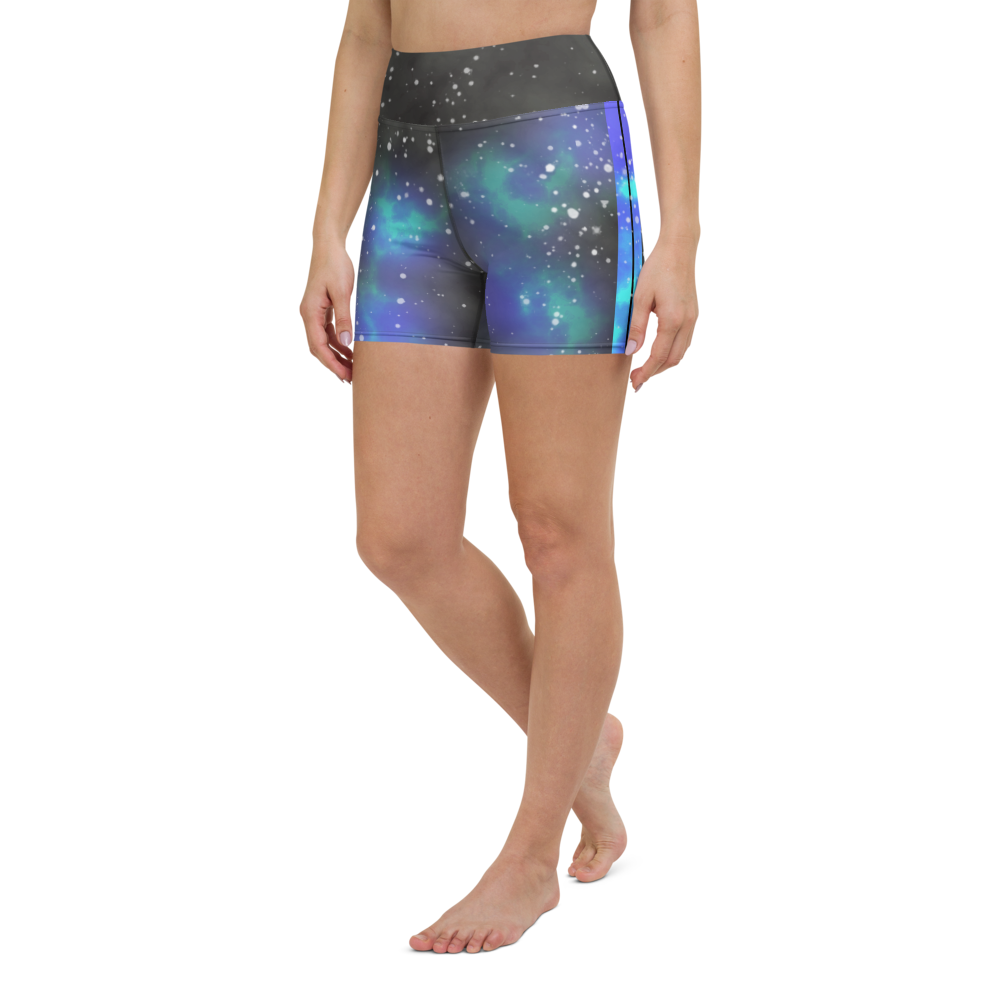 ROYAL ICONIC | Acid Wash Bleach Dye Galaxy Tie Dye Biking Shorts Malibu Side Stripe Mermaid Portals Aether Grey Wash