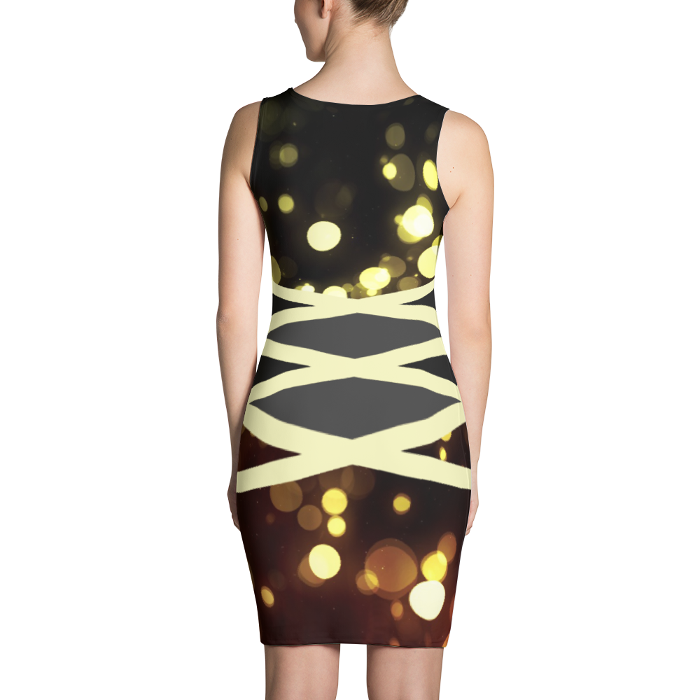 FF BODY CON DRESS PARTY LIGHTS