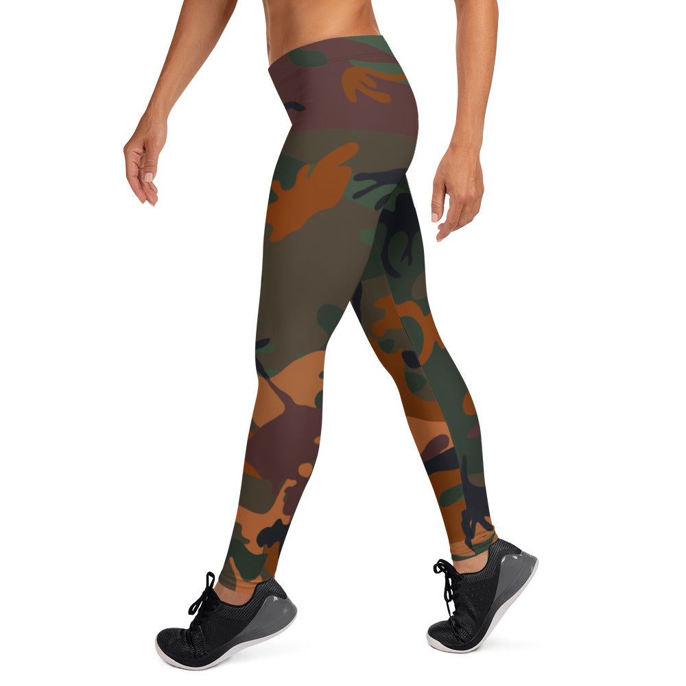 ROYAL WEAR | CAMO SAHARA NAMASTE ASHE COMFORT LEGGINGS