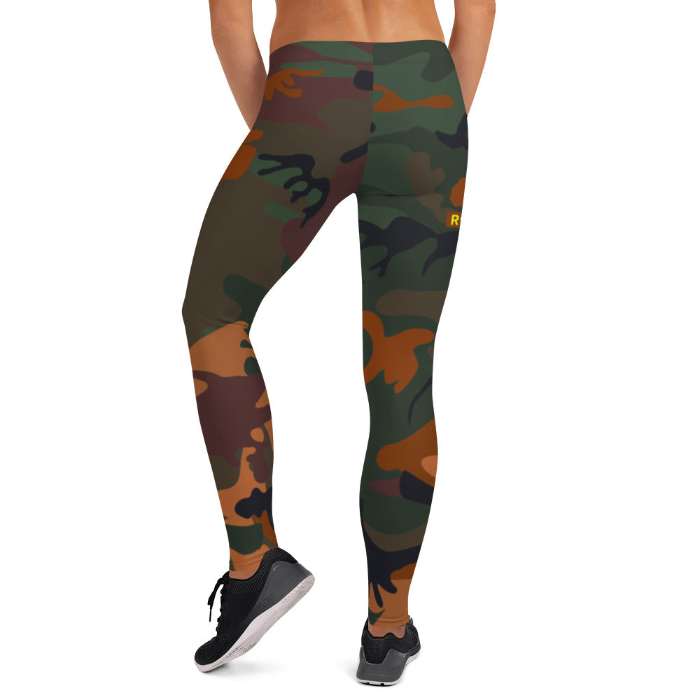 ROYAL WEAR | CAMO SAHARA NAMASTE ASHE COMFORT LEGGINGS